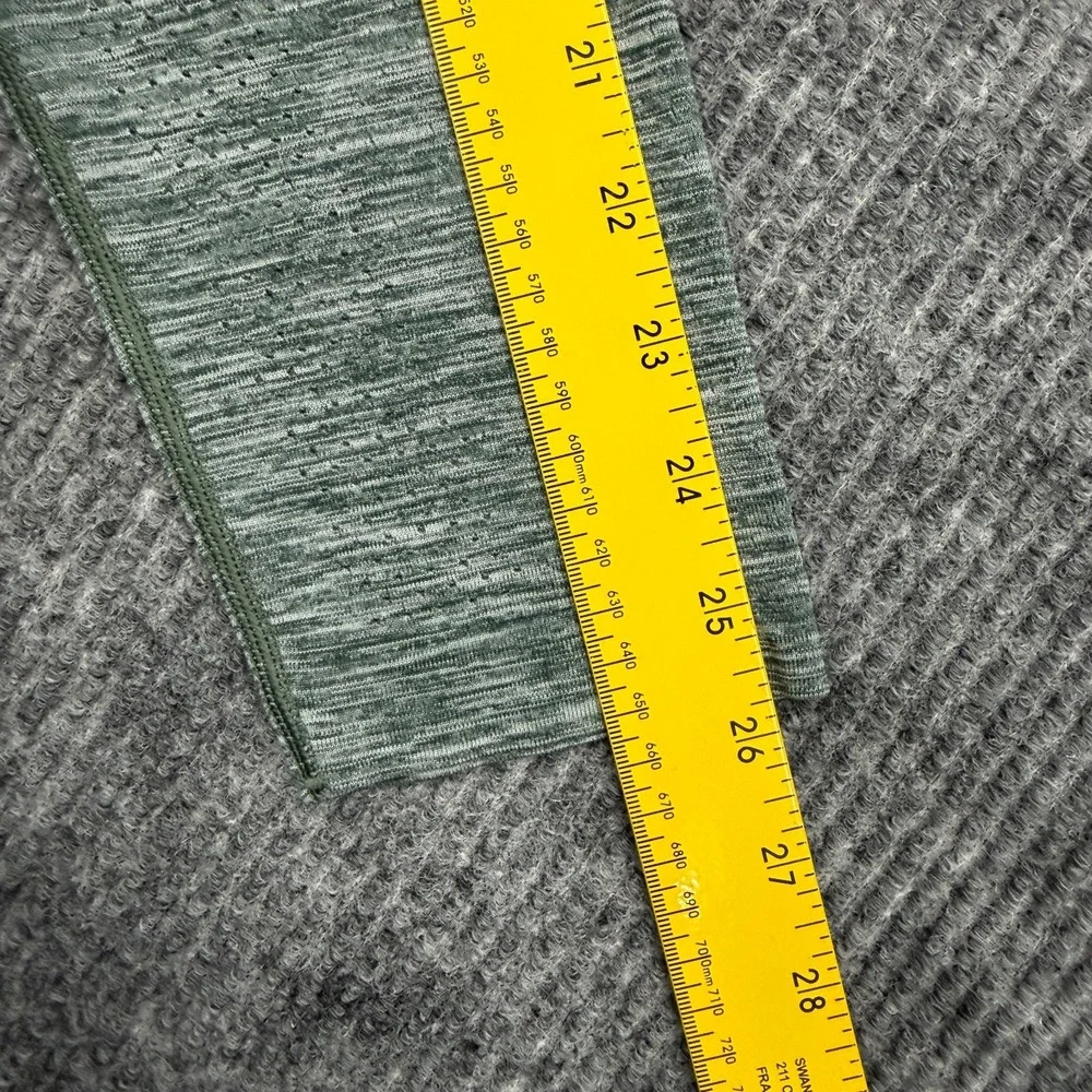 Lululemon Metal Vent Tech Long Sleeve Shirt Mens L Heathered Green Gym Athletic